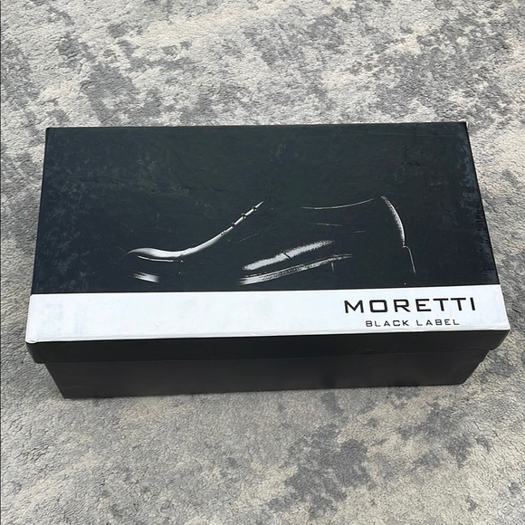 NIB Moretti Black Label Dylan Patent Leather Smoking Loafers Black Tie Wedding main image 9